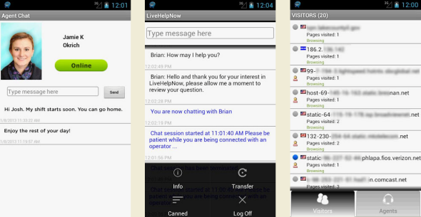 live chat online app for android