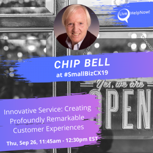 Chip Bell interview at SmallBizCX19