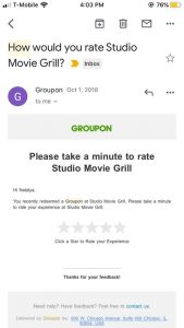 customer feedback - Groupon