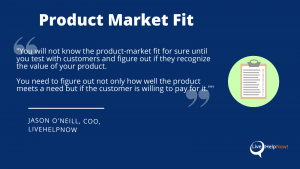 product market fit