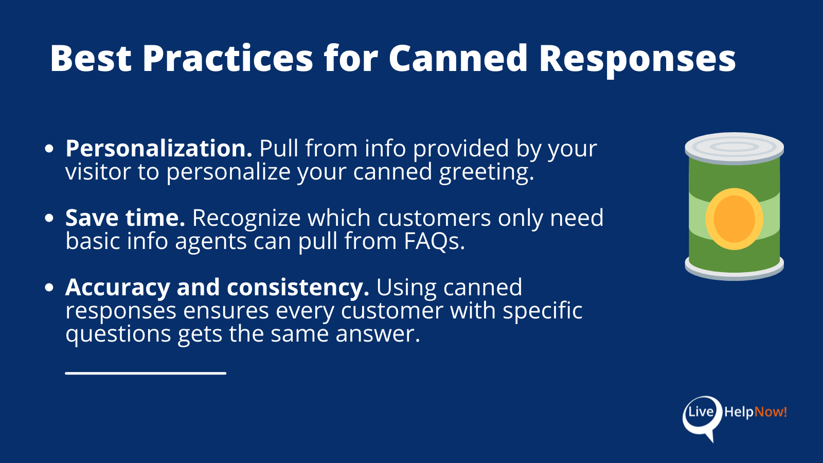 best practices for canned responses