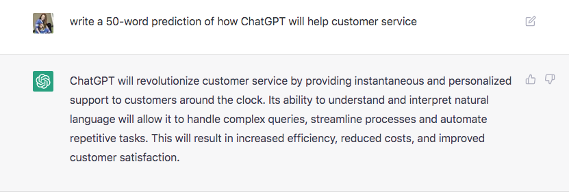 Chat GPT: AI in Customer Service 